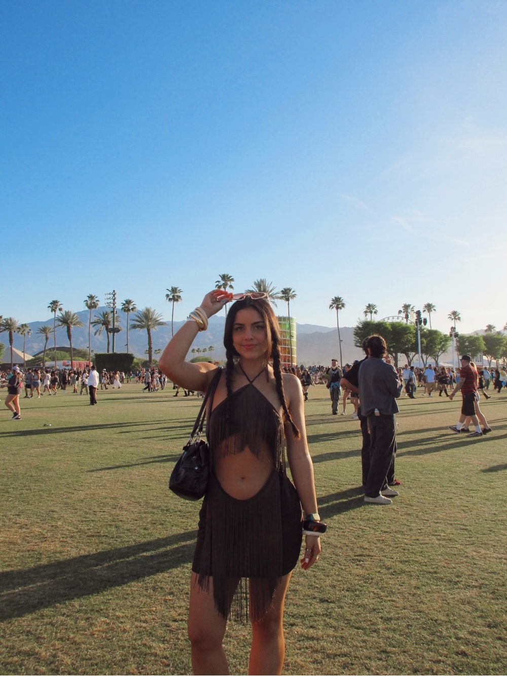 Brown Fringe Dress